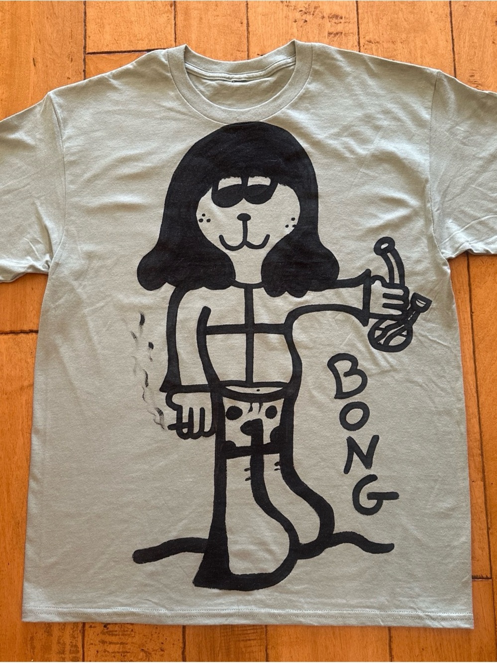 Rare Japan High Fashion T-shirt Size L Vintage 90s Surf Skate Art Rave